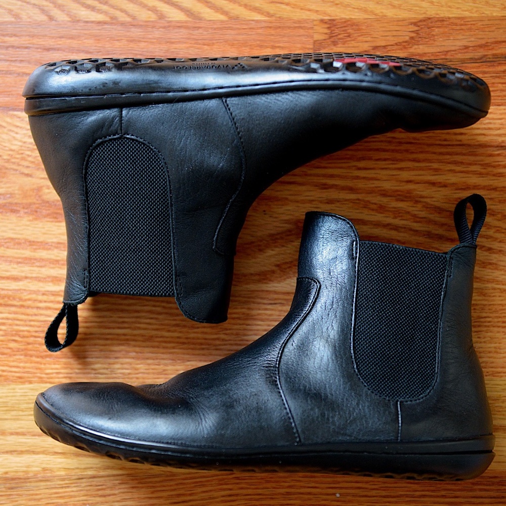 Vivobarefoot Fulham Chelsea Leather Barefoot Boots